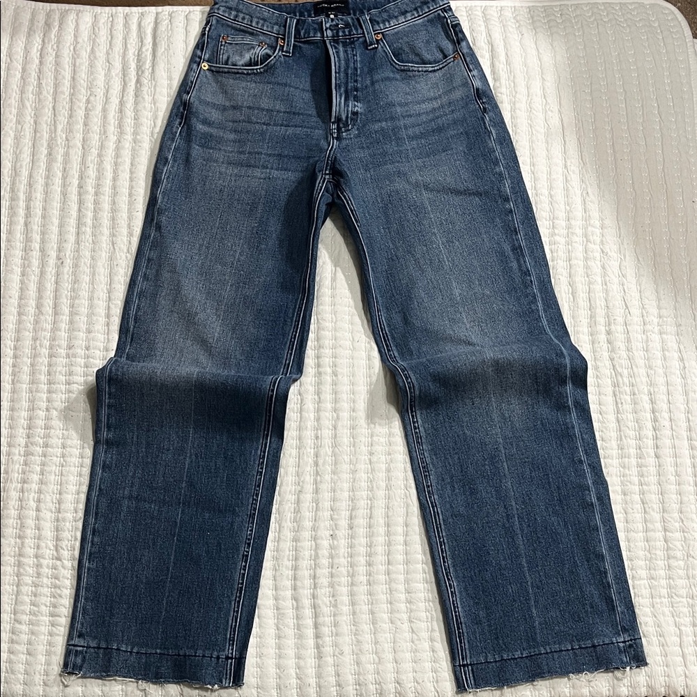 Lucky Brand Women's Blue Straight Jeans